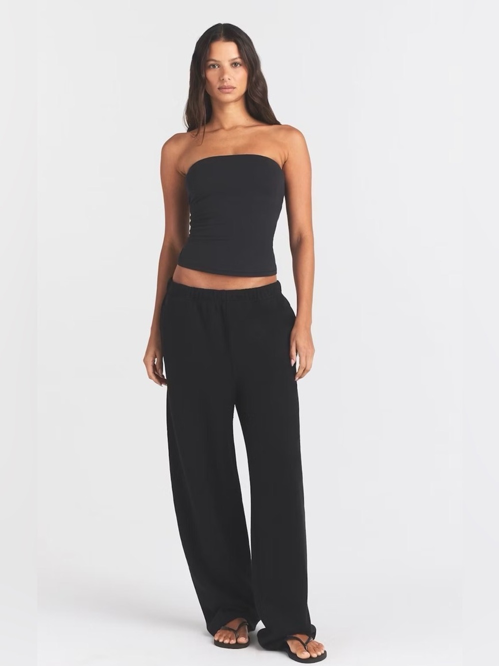 SKIMS COTTON FLEECE CLASSIC STRAIGHT LEG SWEAT PANTS